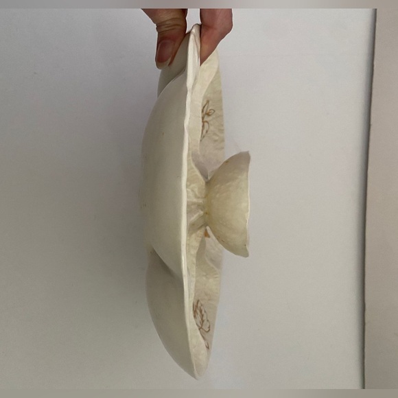 CROWN DEVON BONE CHINA VEGETABLE BOWL WITH RAISED CENTER DIP ENGLAND MCM - Picture 9 of 10